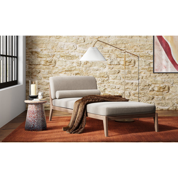Garrison Upholstered Chaise Lounge & Reviews Joss & Main